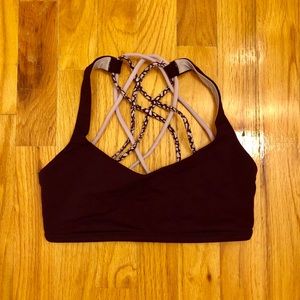 Lululemon Sports Bra, Size 4, dark purple